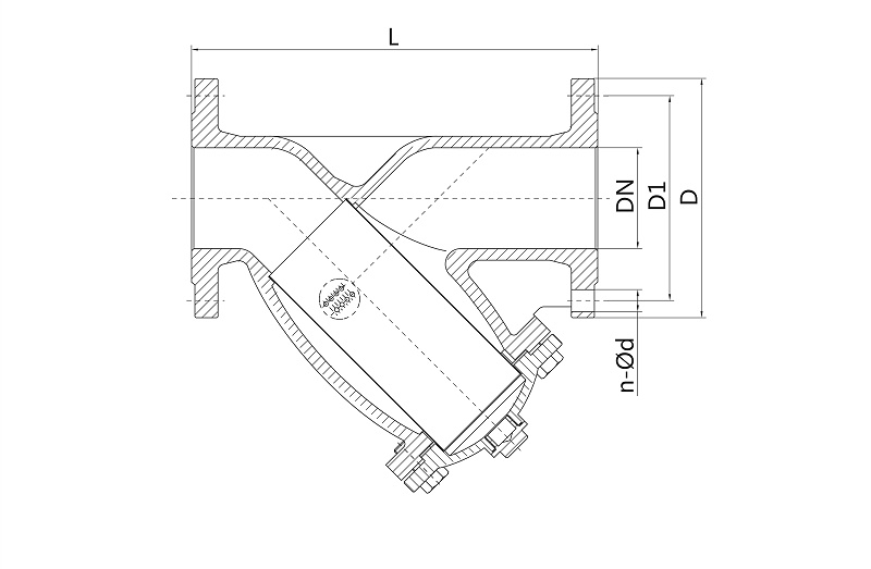 空調(diào)每層供水主管道上安裝y型過濾器-艾德默閥門