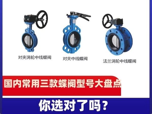 國內常用三款蝶閥型號大盤點，你選對了嗎？