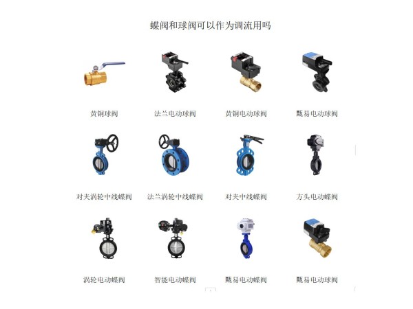 【艾德默閥門】蝶閥和球閥可以作為調(diào)流用嗎？