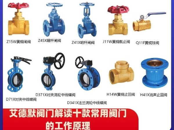 探秘手動(dòng)閥門世界：艾德默閥門解讀十款常用閥門的工作原理